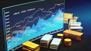 تراجع الذهب والفضة مقابل انتعاش النفط وارتفاع الدولار في ختام الجلسة